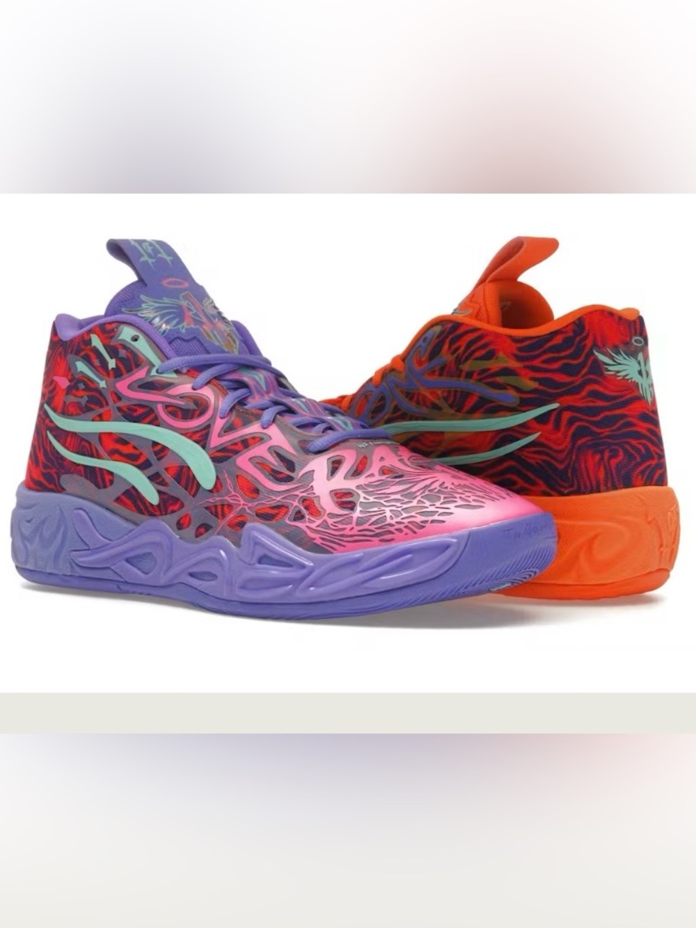 Puma MB 0.4 Creativity Pack Men’s Purple Pink Orange Multicolor Sneakers